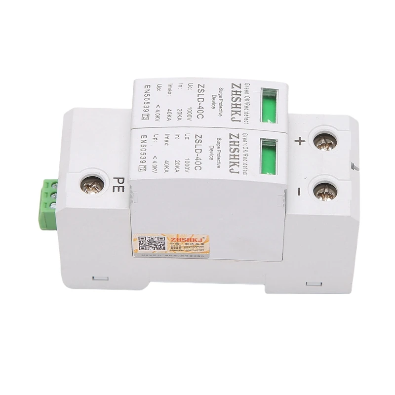 

2P With Remote Signaling 40KA DC Surge Protection For House Low Voltage Arresters Protector Surge Protective Device