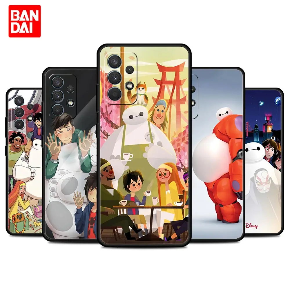 

Disney Hiro Hamada Cartoon Cover Case for Samsung Galaxy A12 A51 A21s A02 A02s A22 A32 A52 A72 4G 5G Bag Capa Armor Phone