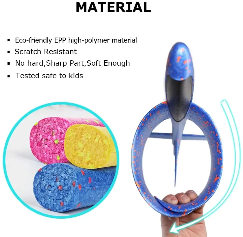 Пенопластовый самолет-планер 38 см