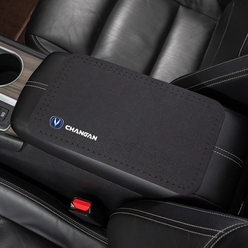

Чехлы для центральной консоли автомобиля, мягкий подлокотник, коврик, аксессуары для Changan Cs95 2020 Cx70 Cs55 Filter Cs85 2022 Cs35 Cs75 Plus 2