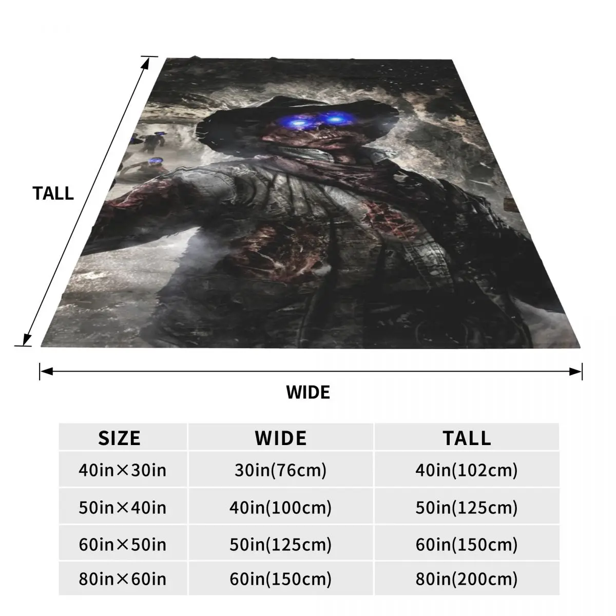 Флисовое одеяло Call Of Duty всесезонное портативное ультрамягкое покрывало в виде