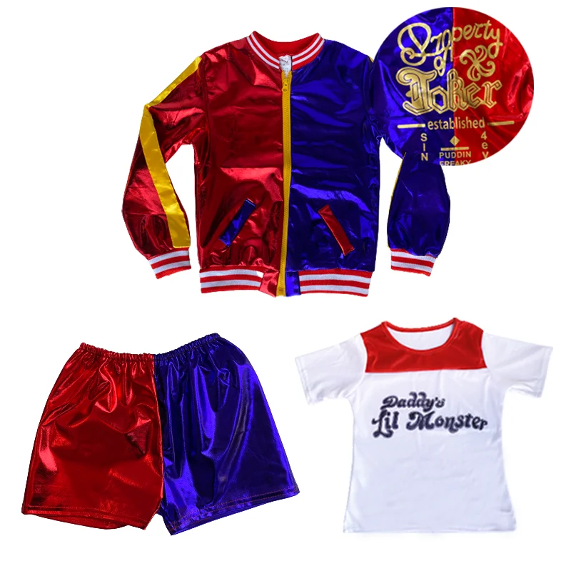 Костюмы для косплея Харлин хинцель взрослых и женщин куртка брюки девушек из