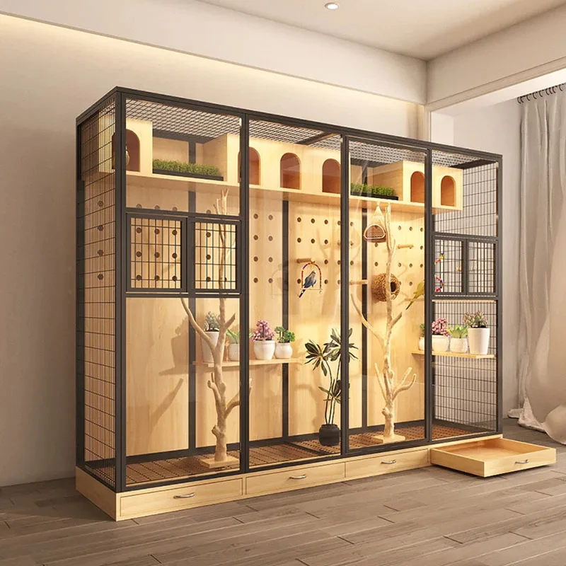 Черные клетки для попугаев переноска ящик разведения собак игрушки шиншиллы