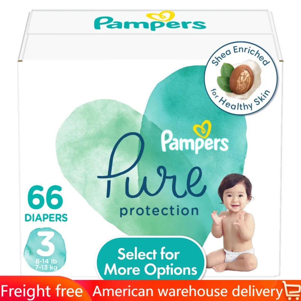 

Pure Diapers Size 3, 168 Count (Select for More Options) Freight free