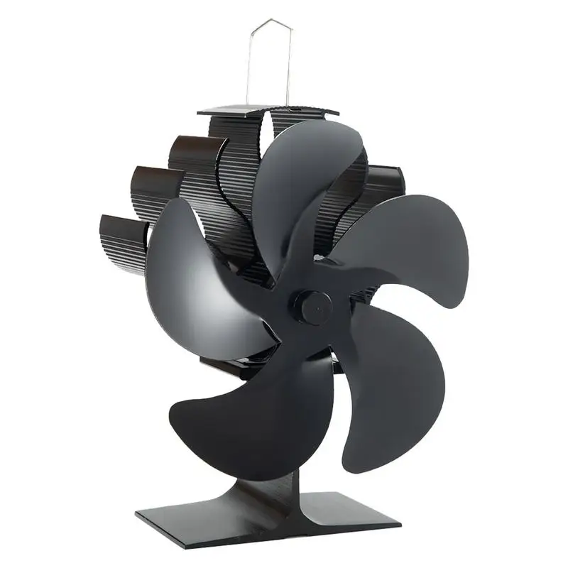 

Stove Fan Heat Powered Heat-powered Stove Fan Thermal Fans No Electricity Required Quiet Operation Circulating Warm Air Wood