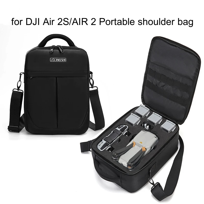 

For DJI Air 2S Drone Shoulder Bag High Capacity Shockproof Storage Box Carry Case for Mavic Air 2 Drone Backpack Bag Accessories