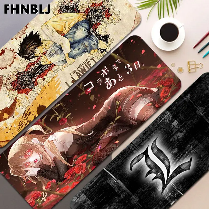 

Anime Death Note 90x40cm Big Table Mat Student Mousepad Gamer Computer Keyboard Pad Games Pad for Teen Girls Bedroom