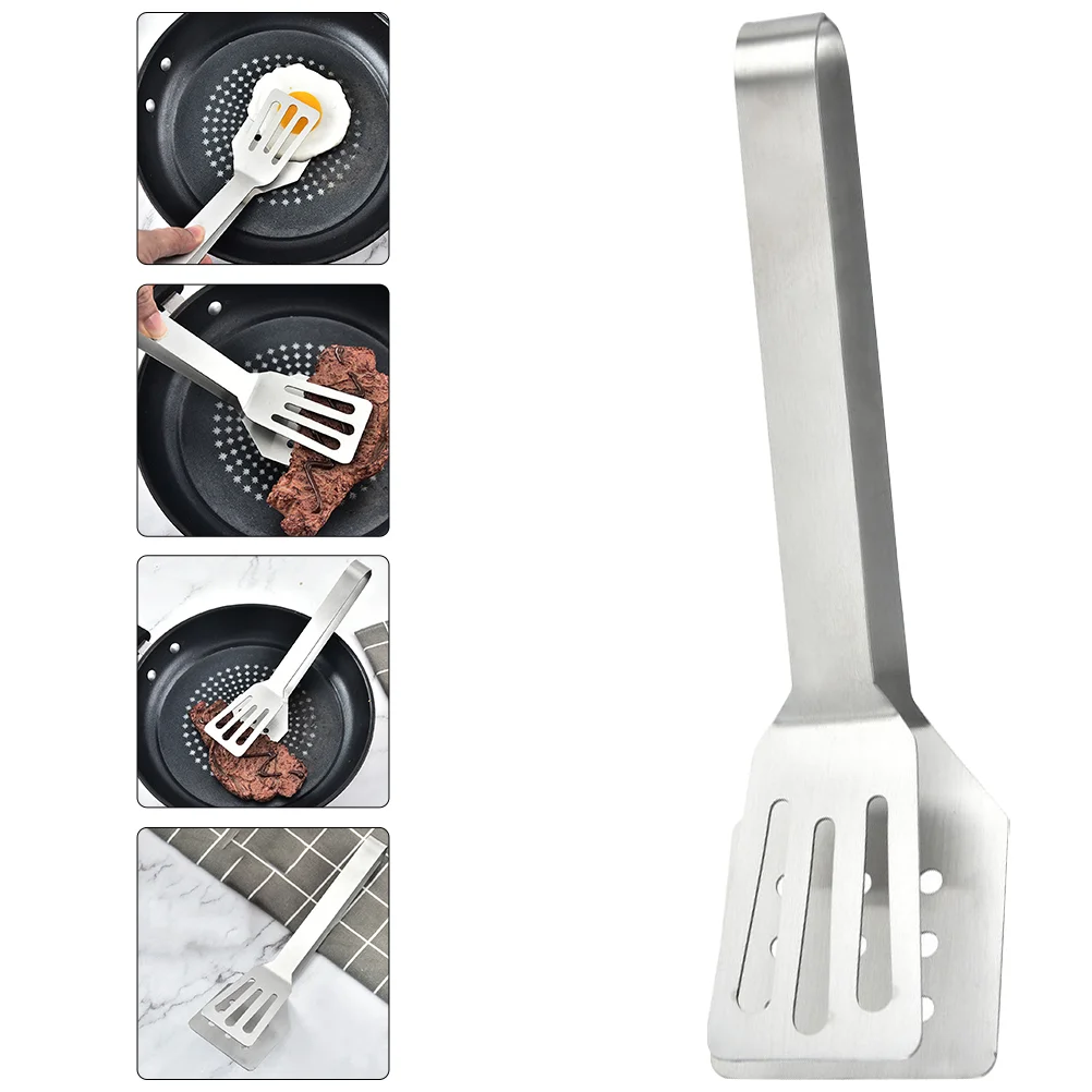 

Tongs Cooking Spatula Tong Salad Steak Silicone Bread Grilling Clamp Clip Pizza Serving Chef Buffet Appetizer Server Utility