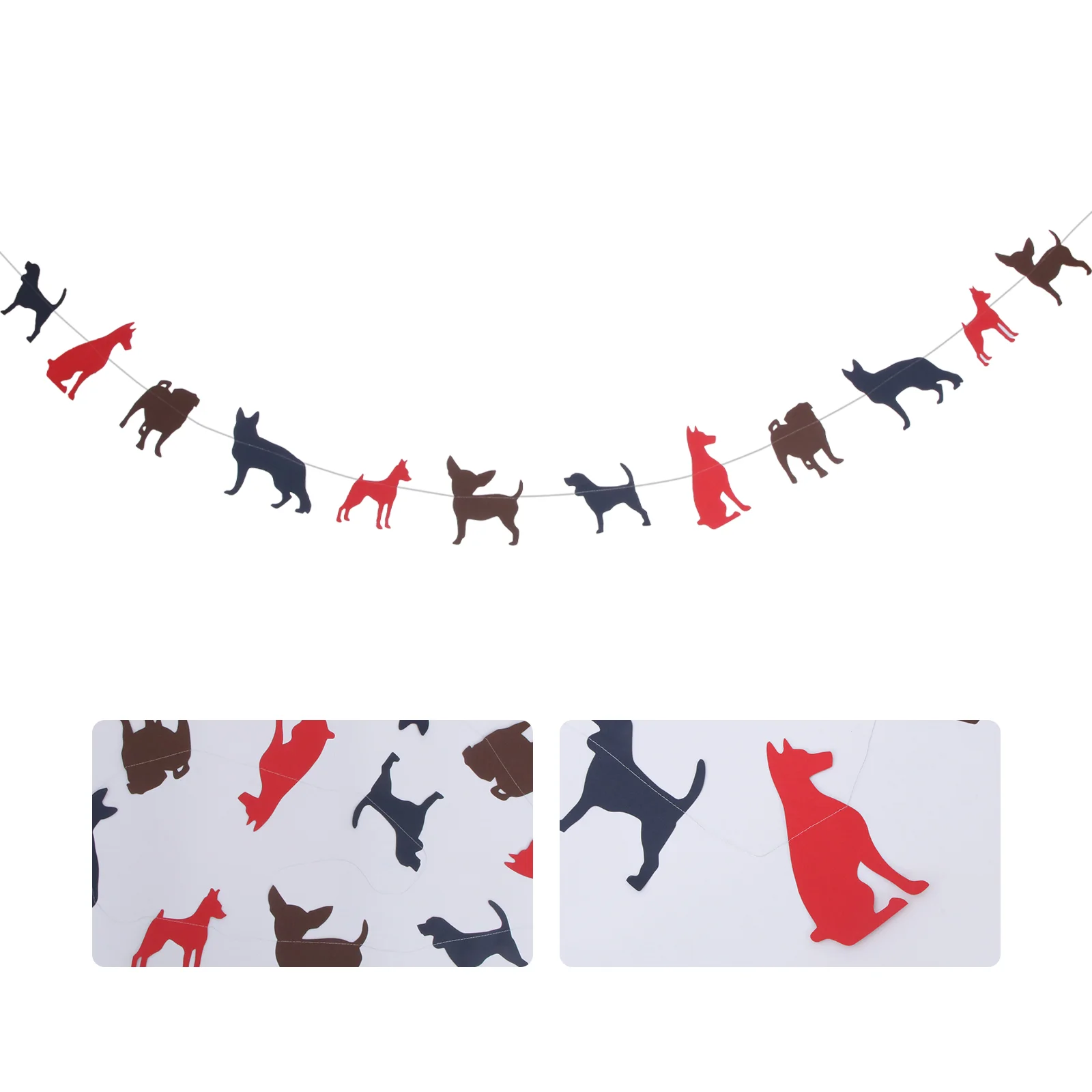 

Banner Birthday Dog Party Pet Cat Supplies Garland Decor Banners Decoration Shop Animals Door Celebration Hanging Favors Bunting