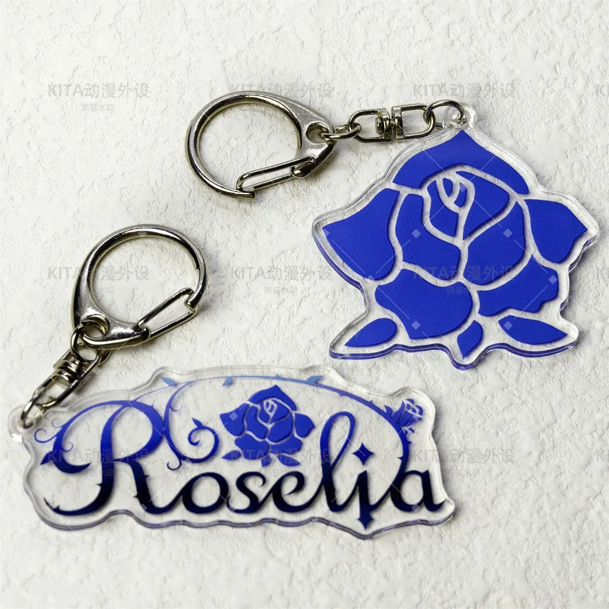 Фото Брелок в стиле аниме Roselia, женский акриловый брелок BanG Dream, мужской юкина Минато, брелок для ключей, кулон, орнамент, аксессуары, подарок другу №1