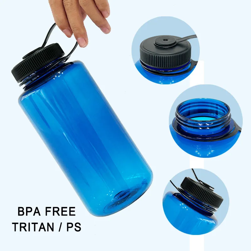 Factory Direct Supply BPA Free Tritan Clear Large 32oz 32 oz Gym Fitness Sports with Leakproof Lid