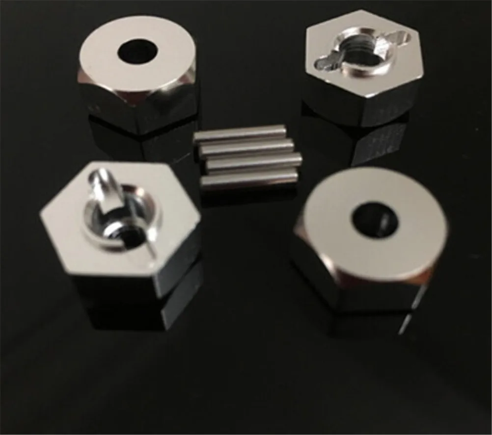 

1Set RC 1:10 7MM Thickness 12mm Wheel HEX 5.0 Hubs Drive Adaptor Pins & Screws