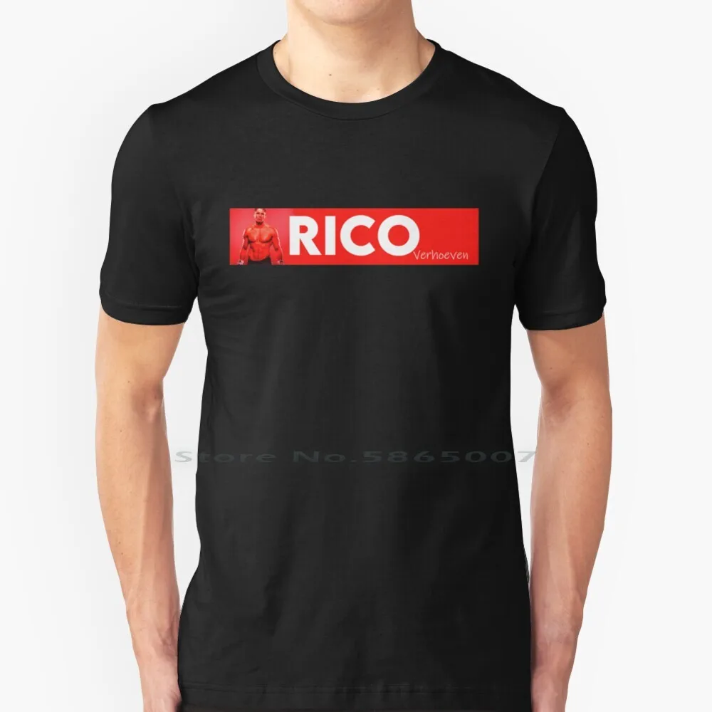 

Rico Verhoeven Kickboxing Design T Shirt 100% Cotton Kickboxing Fighter Design Red And White Rico Quote Rico Verhoeven Team