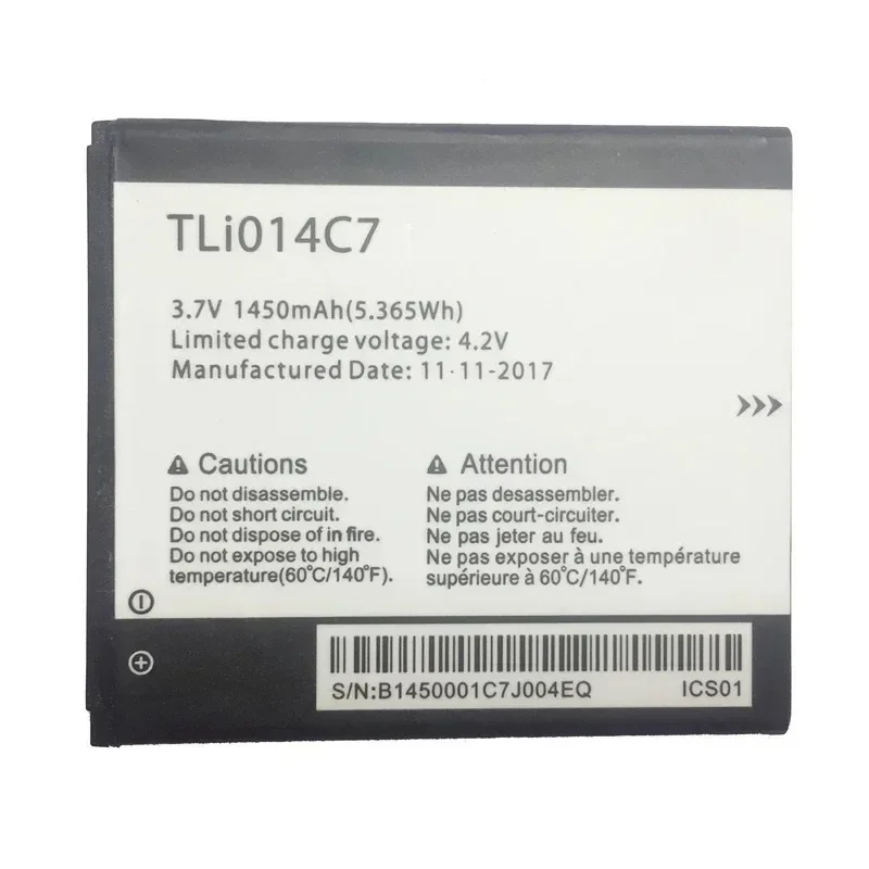 TLI014C7 Аккумулятор для сотового телефона Alcatel Onetouch Pixi First 4024D 4 0 дюйма 1450 мАч