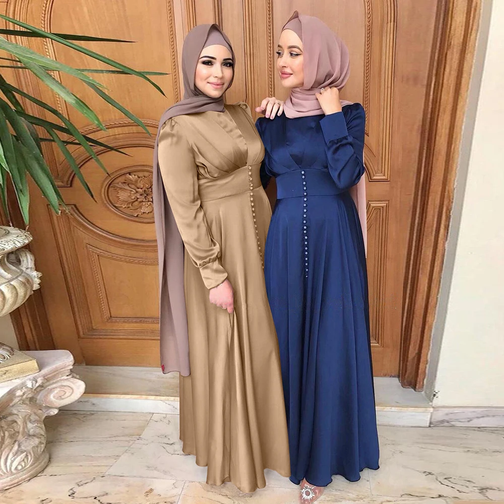 

Turkish Dresses Ramadan Eid Abaya Dubai Turkey Muslim Dress Islam Dresses Abayas Women Vestidos Robe Longue Vetement Abaya