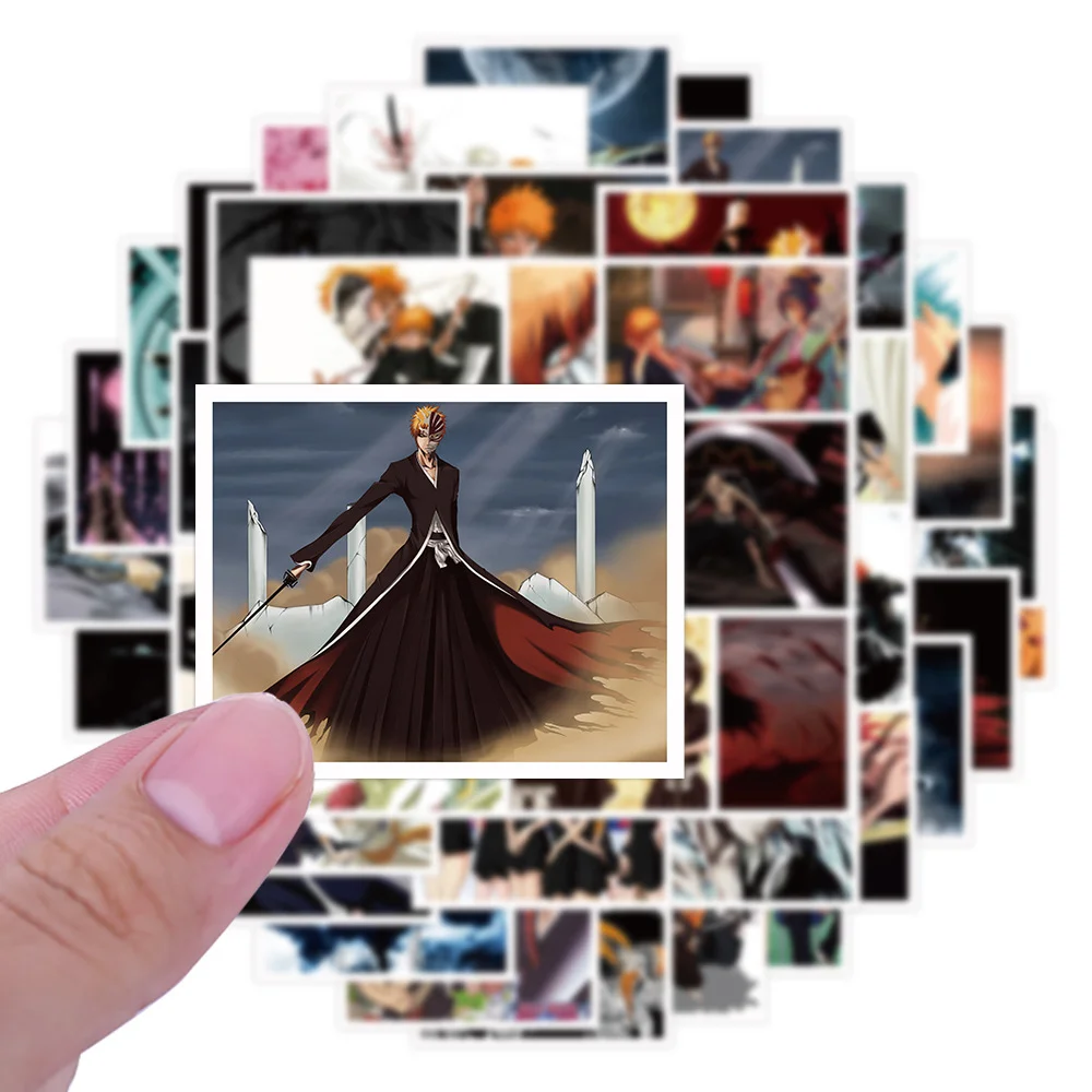 

10/50Pcs BLEACH Japanese Anime Stickers DIY Waterproof Phone Car Skateboard Laptop Luggage Notebook Graffiti Sticker Toy