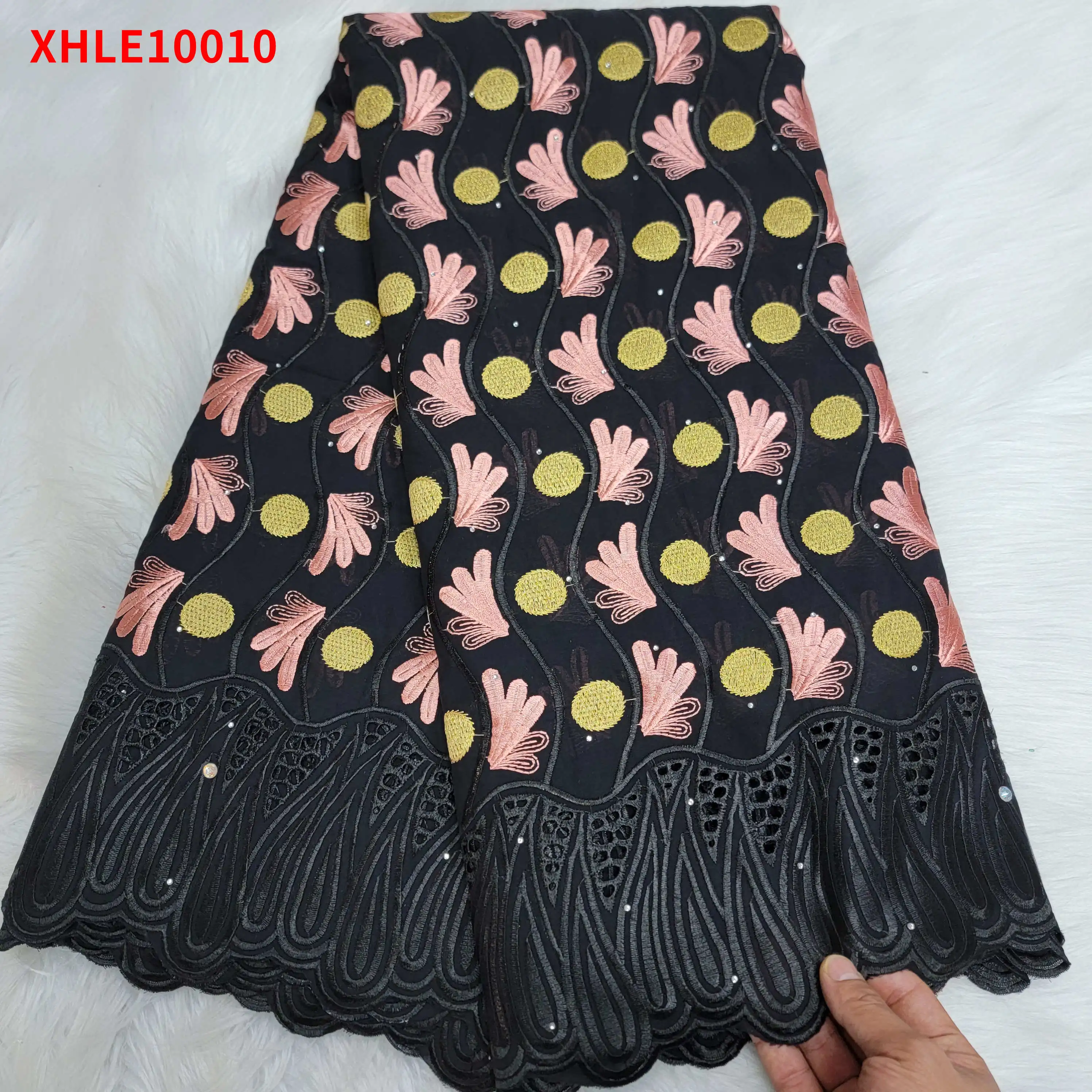 Африканское швейцарское кружево для пожилых людей Большая скидка нигерийское с