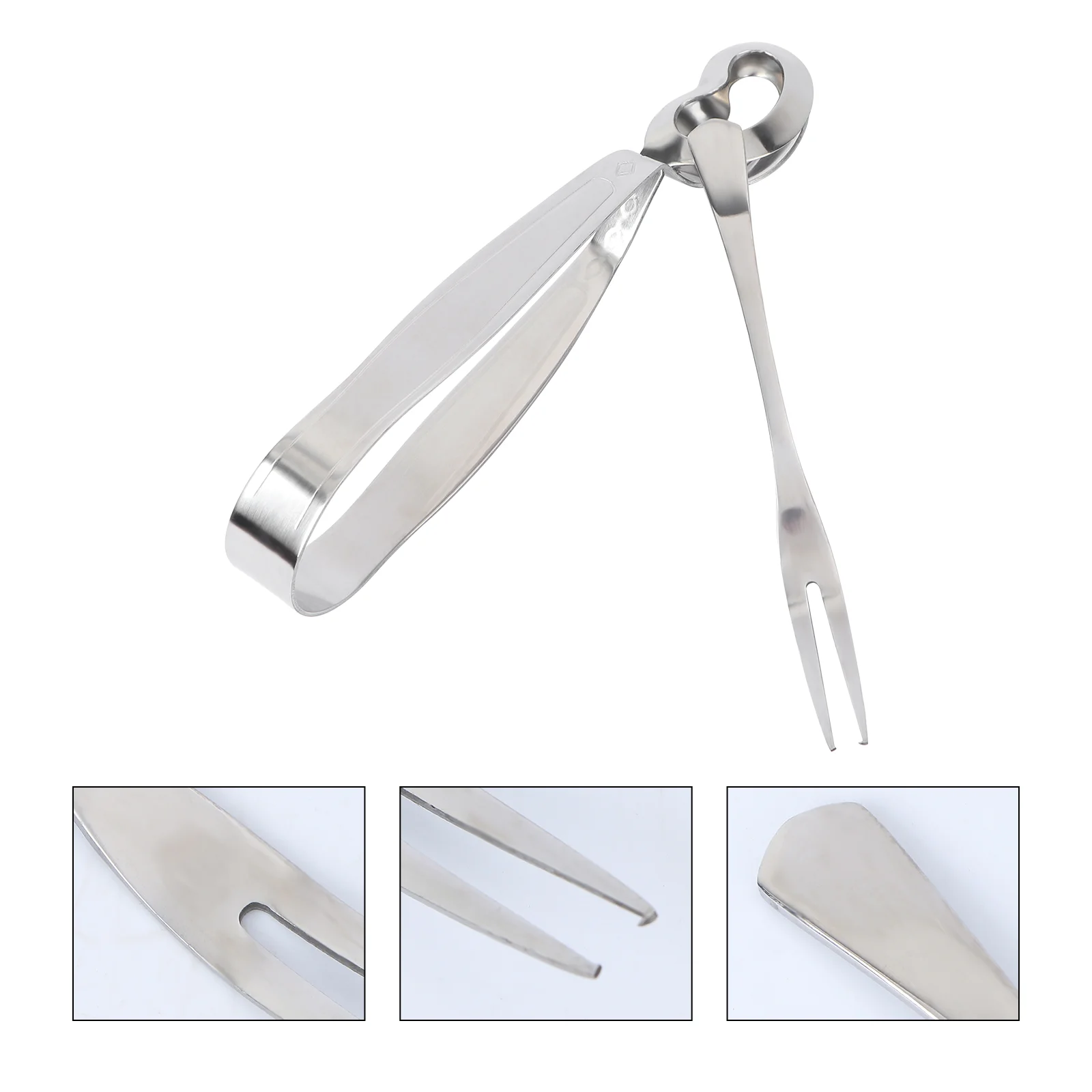 

Tongs Escargot Snail Fork Tong Forks Steel Stainless Seafood Kitchen Set Serving Clip Dining Tableware Baking Utensil Cooking