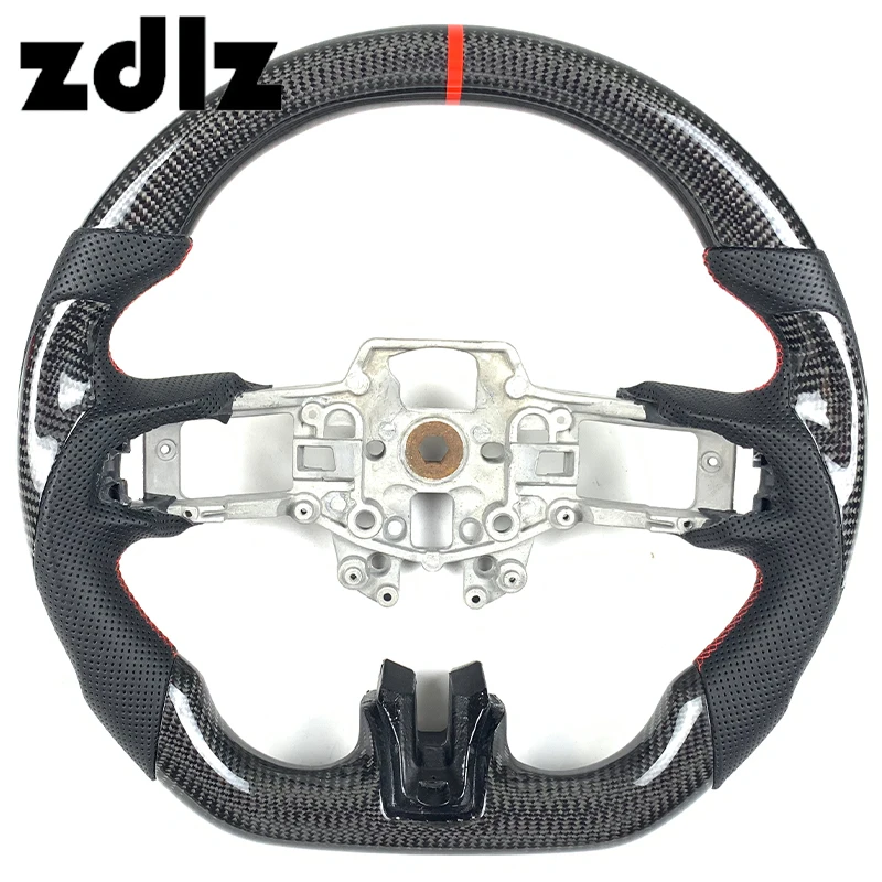 

For Ford Mustang GT Steering Wheel Carbon Fiber 2015 2016 2020
