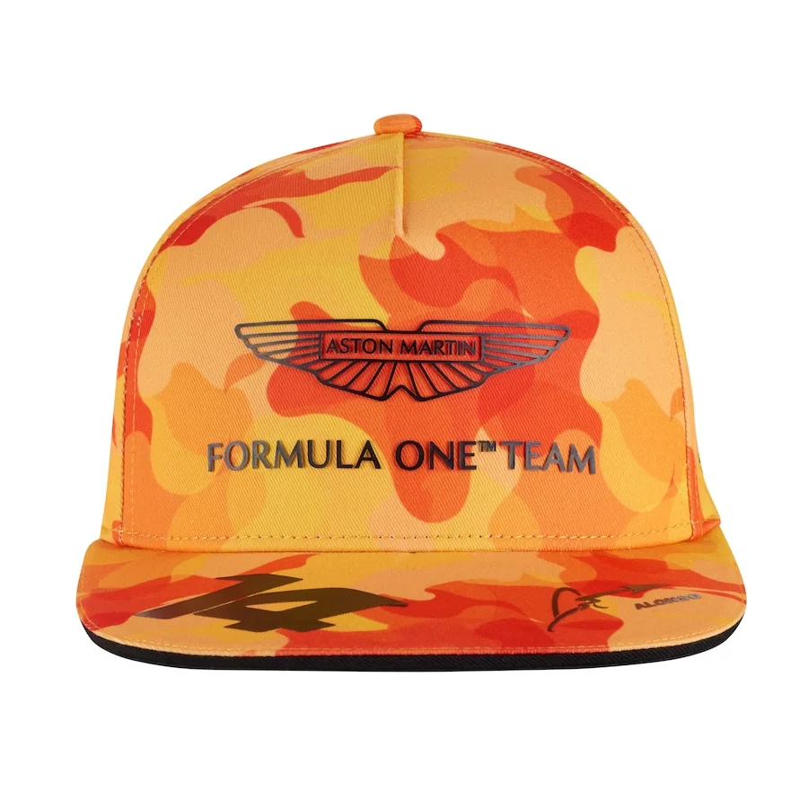 

2023 Formula One Spanish Grand Prix Alonso Special Edition Hat Official Website Limited F1 Aston Martin Team Flat Hat