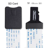 48cm60cm sd card female to tf micro sd male flexible card extension cable extender adapter reader for car gps mobile phone