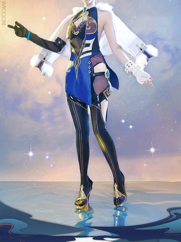 Game Genshin Impact Cosplay Yelan Cosplay Genshin Impact Ye Lan Cosplay Costume