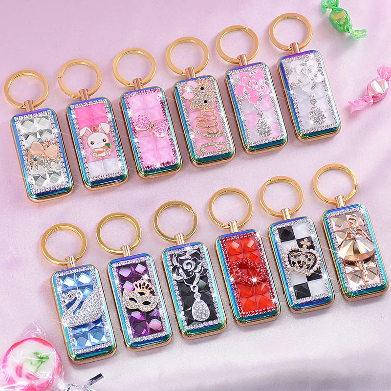 

New Creative Stick Drill Rechargeable Lighter Ladies SUB Rechargeable Cigarette Lighters Cigarette Accessories Gift For Ladies