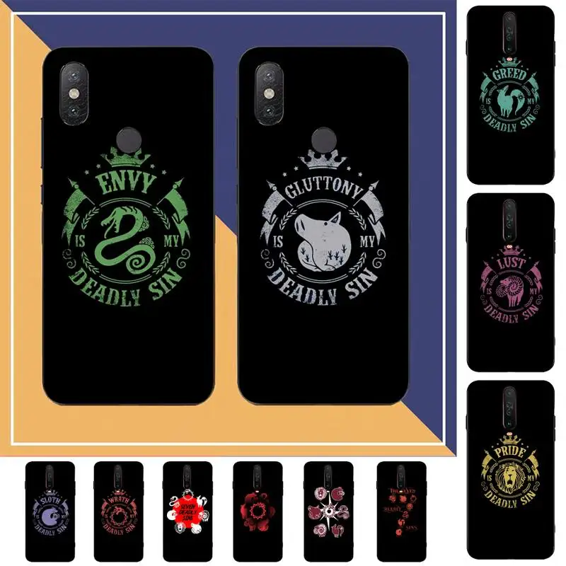 

LVTLV Seven Deadly Sins Phone Case for Redmi Note 8 7 9 4 6 pro max T X 5A 3 10 lite pro