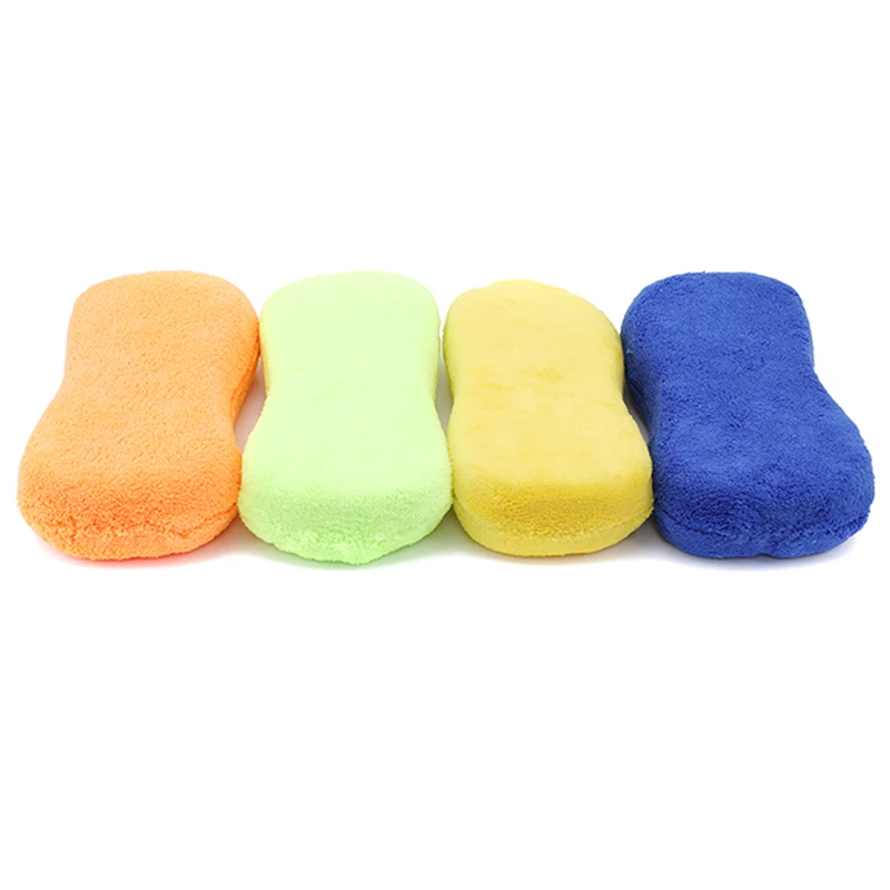 

Soft 8-shaped Coral Fleece Car Wash Sponge Tools Absorbable Cleaning Care Car Glass Cleaning Tool Accessories