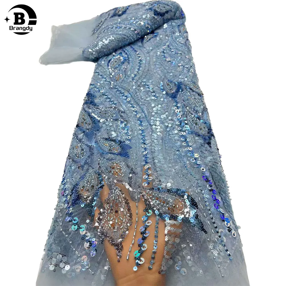 Новейшая африканская кружевная ткань 2024 роскошная французская фототкань