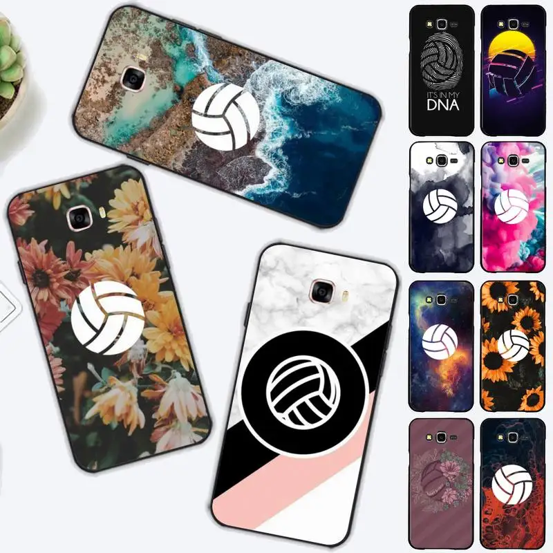 

Volleyball Sport Phone Case for Samsung J 2 3 4 5 6 7 8 prime plus 2018 2017 2016 core