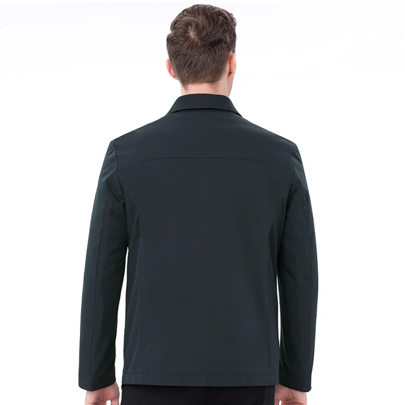 Мужская повседневная куртка под кожу крокодила простая деловая новая