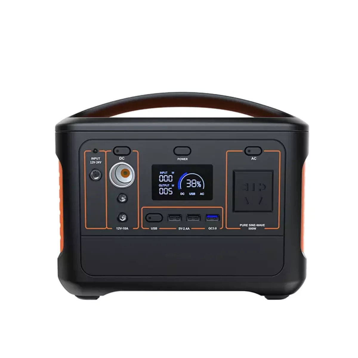 

Портативная портативная зарядная станция 500 Вт, перезаряжаемая розетка с европейской вилкой, ультра мини-портативная зарядная станция