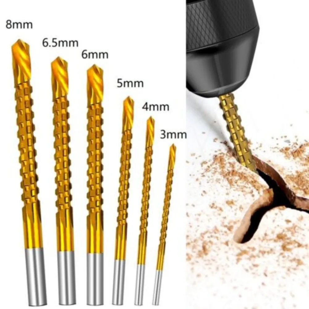

Cobalt Drill Bits Spiral Metric Composite Tap Drill Bit Tap Cutting Drilling Twist Drill Bit Wood Drilling Slotting 3-5-6-6.5-8