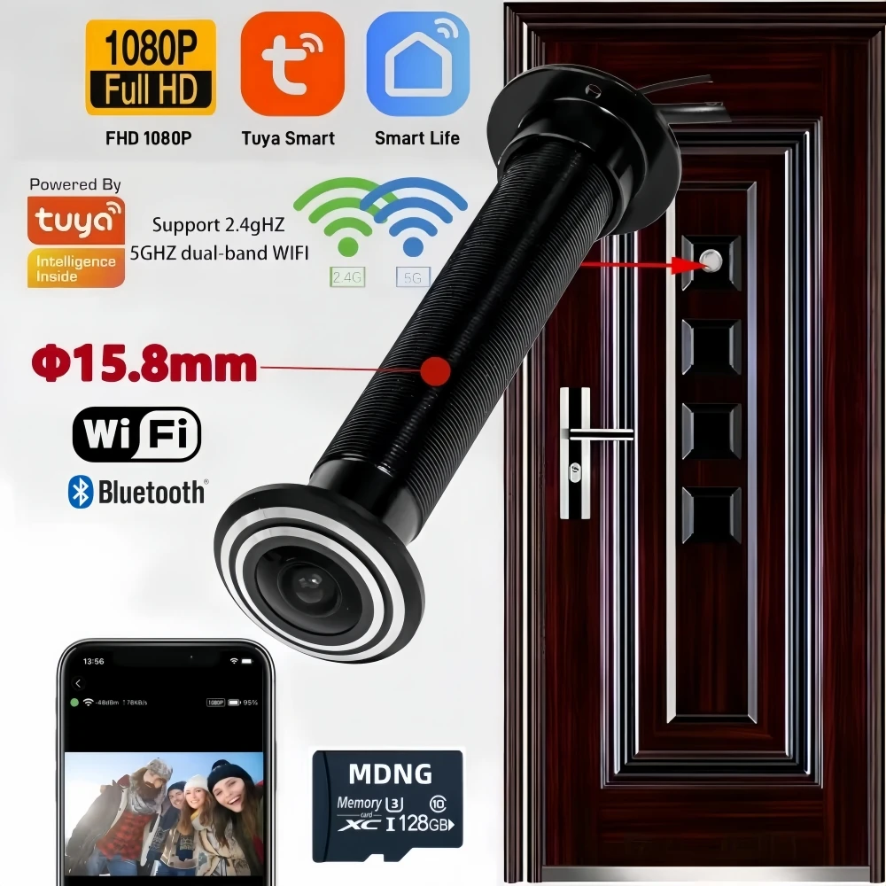 

MDNG Tuya Smart 2.4G&5G Wi-Fi дверная камера