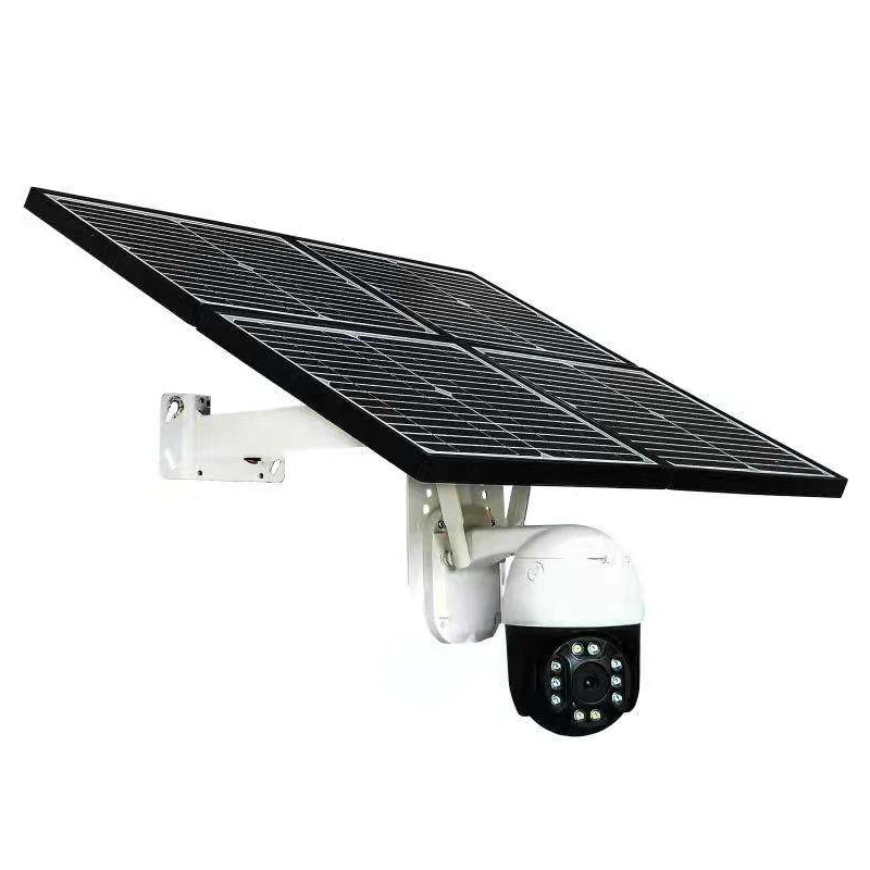 

5MP 4G Outdoor Security Surveillance Solar Panels 4G Lte Sim Card 48w Pan Tilt Dome Battery Power CCTV 4G Camera