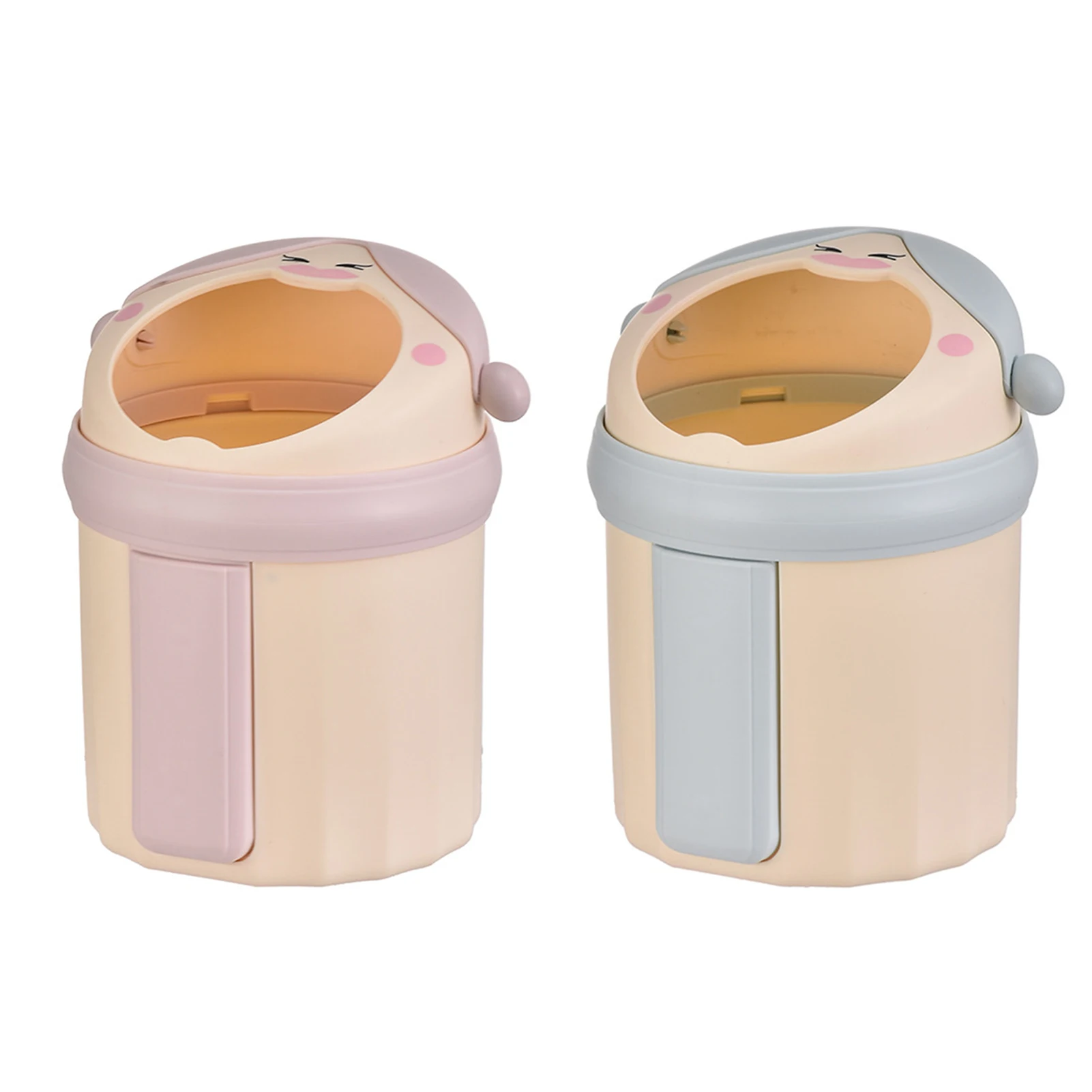 

Cartoon Cute Pencil Holder Storage Box Desktop Makeup Brush Holder Cup for Lipstick Tubes Lip Gloss Stationary