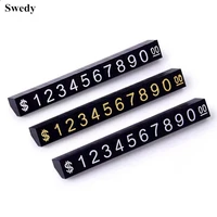 3x5mm mini plastic price cubes display tags adjustable number label stand frame jewelry watch price sign holder