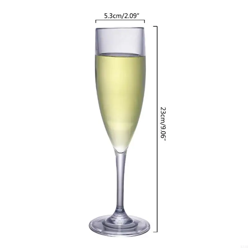 E21B Shatterprensy Wine Hanse Нерушимый акриловый кубок с шампанским для вечеринки с прозрачным жареным бокалом пив (art.: 3920ccdb07c10) - 3920ccdb07c10