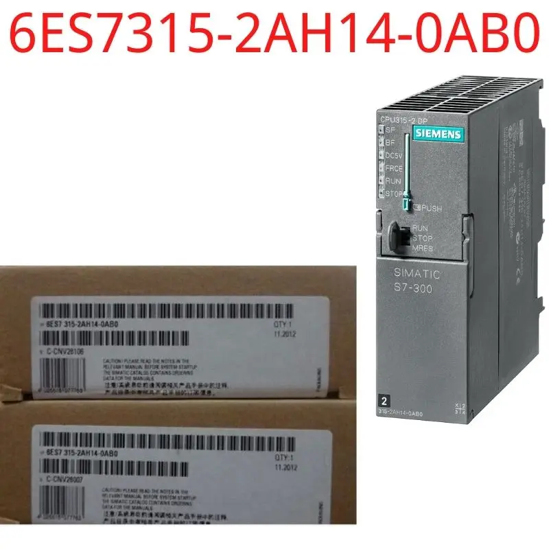 

6ES7315-2AH14-0AB0 Brand New SIMATIC S7-300, CPU 315-2DP Central processing unit with MPI Integr. power supply 24 V DC