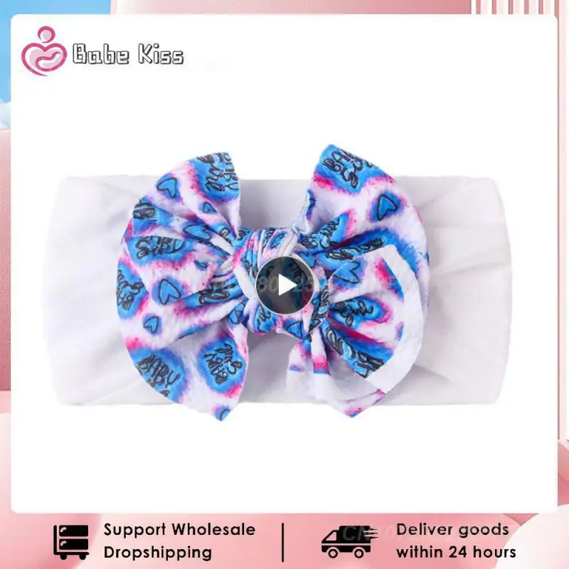 

1~10PCS 1Piece Baby Headbands Headwear Girls Bow Knot Hairband Head Band Infant Newborn Bows Toddlers Fashion Headwear