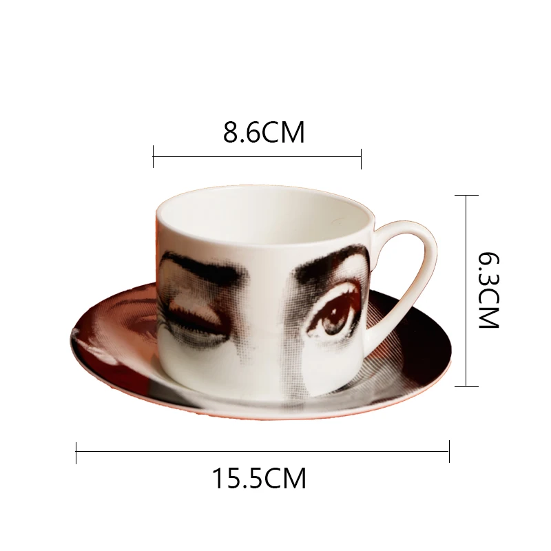 

Nordic Luxury Gold Plated Coffee Mug Creative Cat Ceramics Tea Cup High Quality Vintage Ceramics Cups Saucers Eco-Friendly