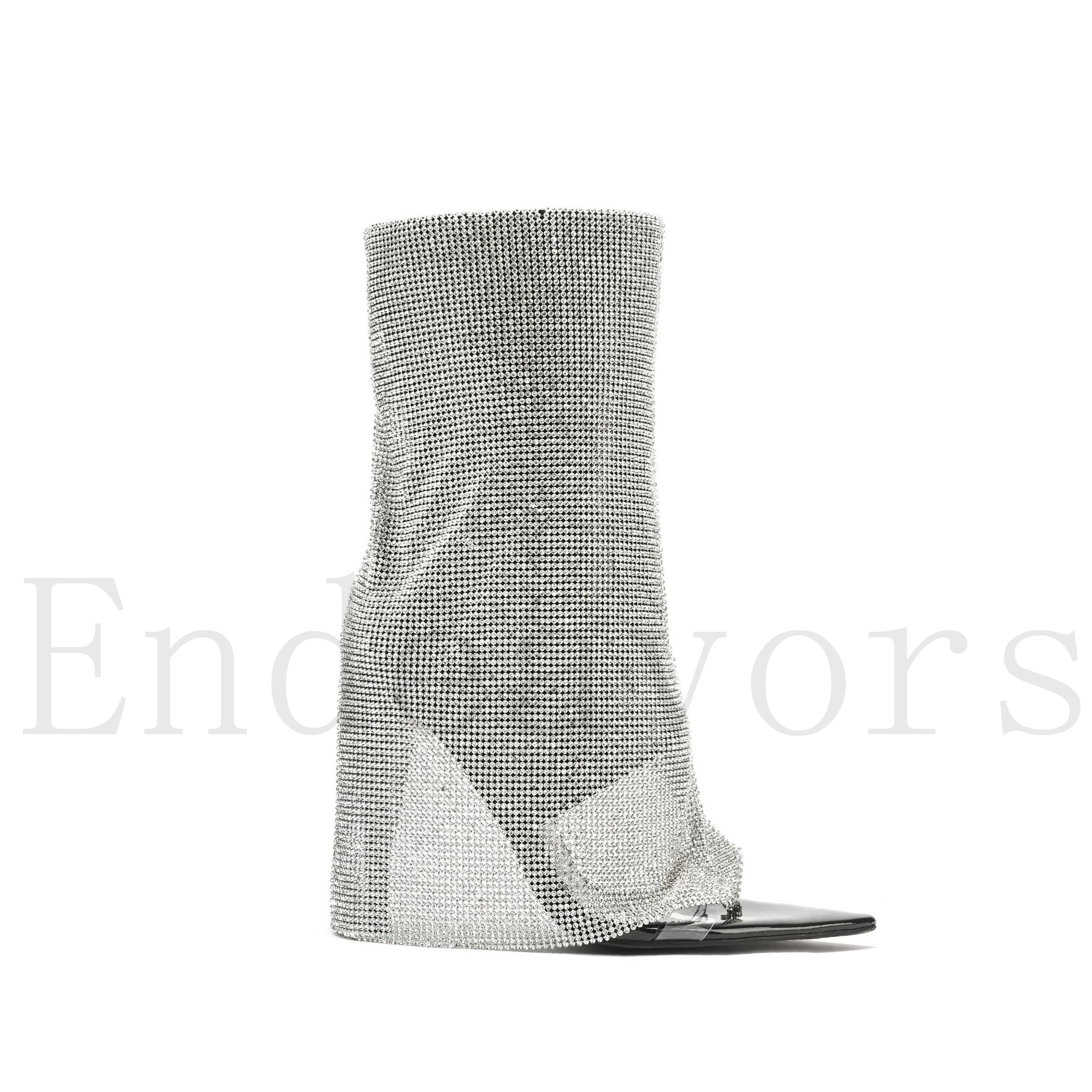 

Босоножки женские с острым носком, босоножки на среднем тонком каблуке, большие размеры, Европейский и американский стиль