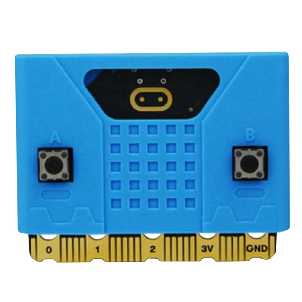 BBC Micro:Bit V2 Development Board Kit+Protective Case with Built-in Speaker and Microphone DIY Programming Learning A