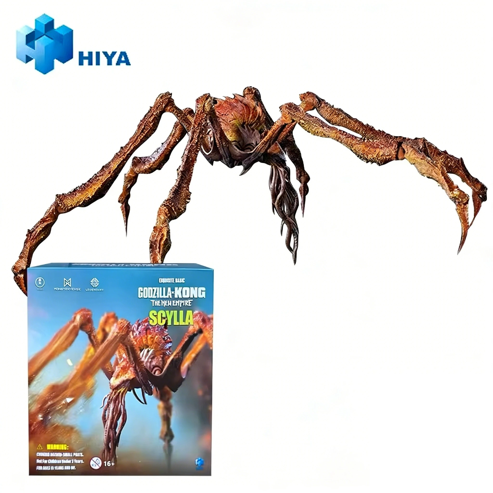 Игрушка-фигурка HIYA TOYS 16 см: Годзилла X Конг: Новая Империя, Король Скар, Скилла, серия Exquisite Basic, EBG0235, коллекционная модель (art.: 3920d89145c8d) - 3920d89145c8d