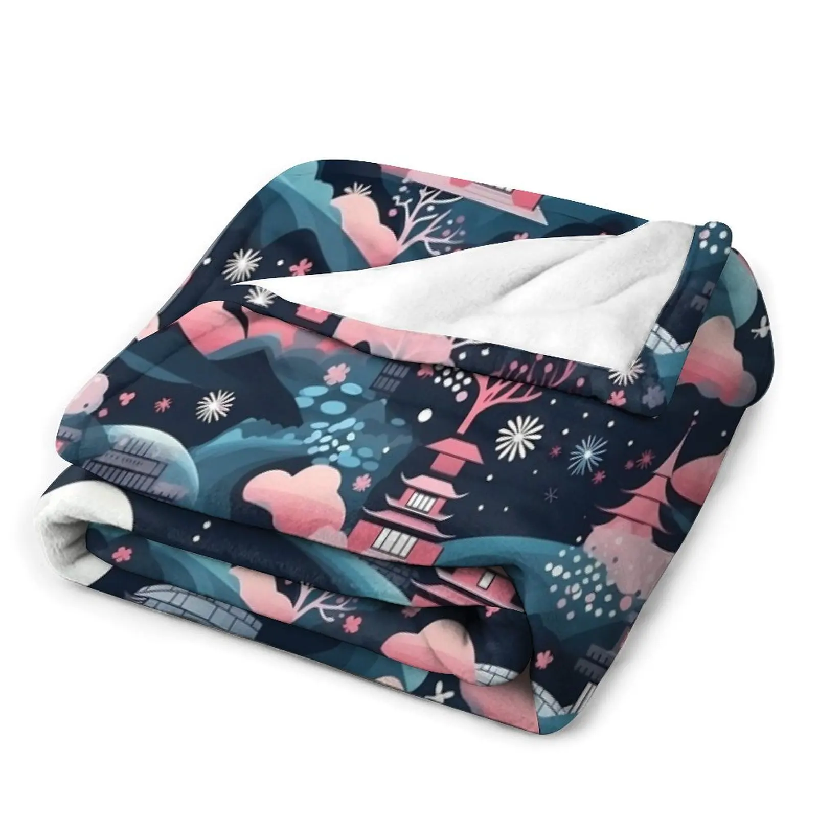 Lofi минималистичное японское архитектурное-бесшовное покрывало милые клетчатые