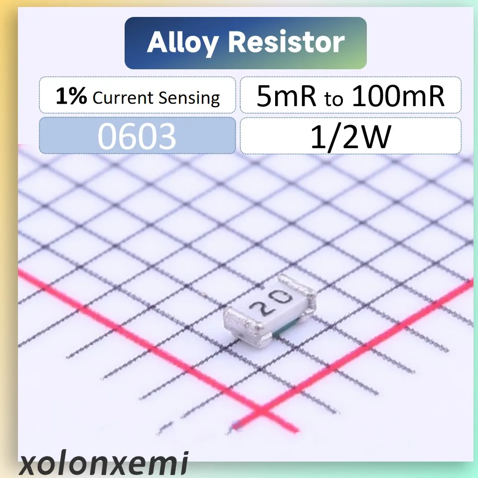 10 шт. SMD сплав сопротивление 0603 1% 1/2 Вт чувствительный резистор тока 0,5 Вт 5mR 7mR 10mR 15mR 20mR 25mR 33mR 50mR 100mR металлическая фольга