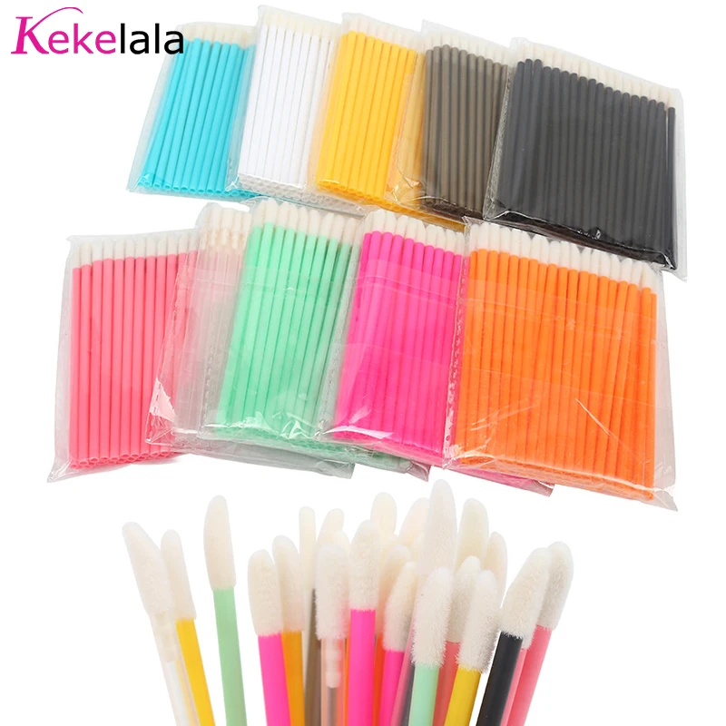 50 шт. блестящие аппликаторы для наращивания ресниц