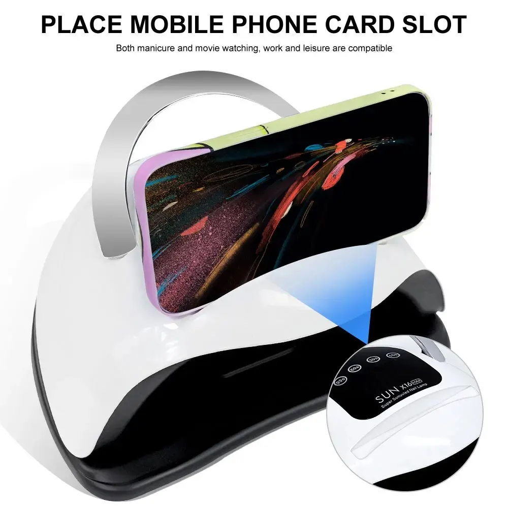 Профессиональная лампа для сушки гель-лака ногтей 72 светодиода