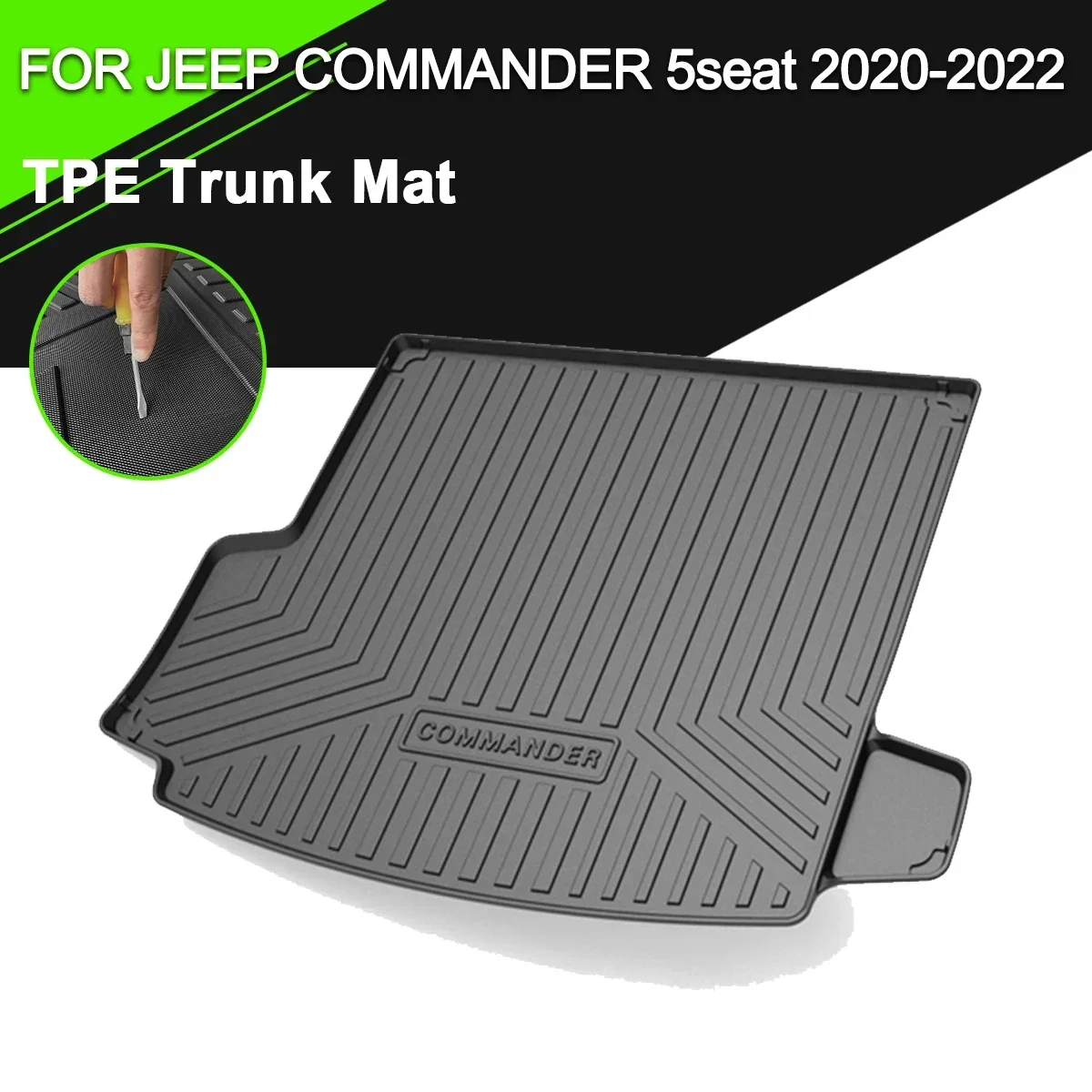 Автомобильный коврик для багажника из ТПЭ водонепроницаемый Нескользящий